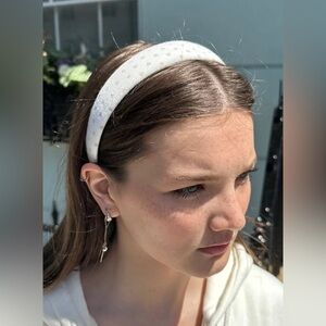 Brandy melville pink heart headband